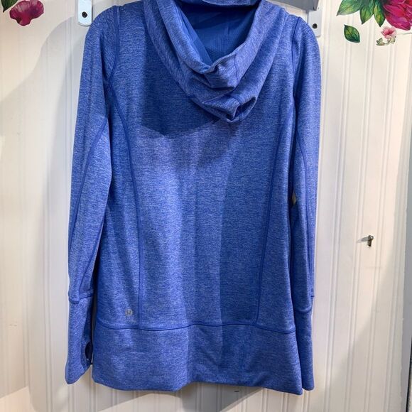 LULULEMON IN STRIDE JACKET - Blue Zip-Up Sz 6 - Picture 8 of 11